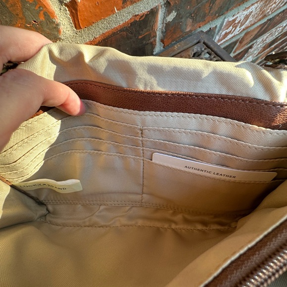 Lucky Brand Genuine Leather Crossbody Bag with Secret Compartment - Picture 7 of 14